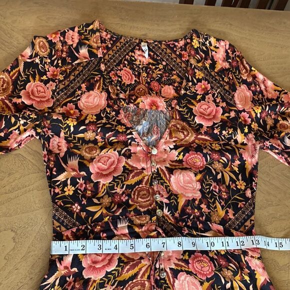 Spell BabushkaâPrintedâMaxiâGownâSizeâXS - Picture 12 of 16